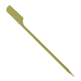 Espeto de bambu “Golf” Verde Natural 12cm (50 Uds)