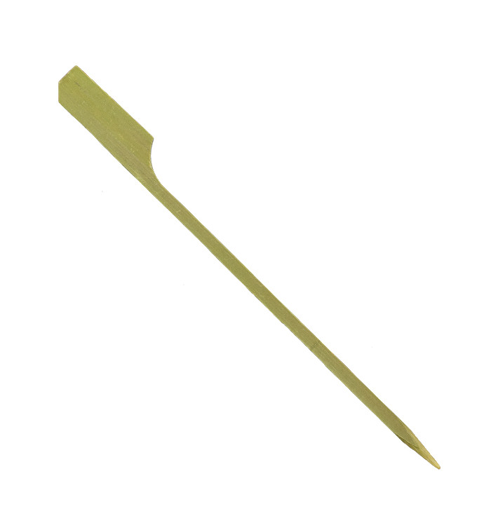 Espeto de bambu “Golf” Verde Natural 12cm (50 Uds) Espeto de bambu “Golf” Verde Natural 12cm (50 Uds)