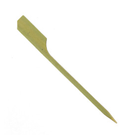 Espeto de bambu “Golf” Verde Natural 9cm (100 Uds)