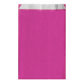 Saco de Papel Fucsia 19+8x35cm 