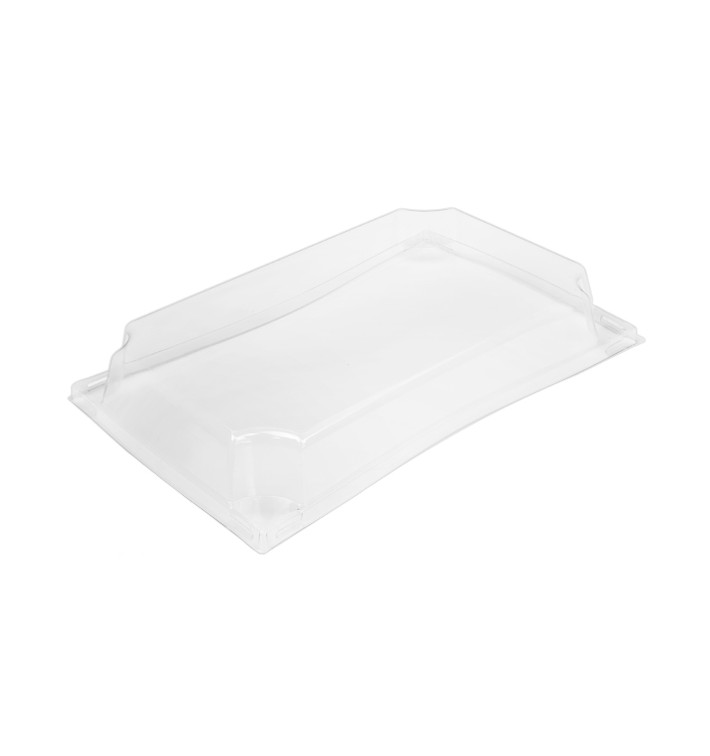 Tampa de Plastico PET Embalagem 500ml 20,8x13,1x3,2cm (12 Uds) Tampa de Plastico PET Embalagem 500ml 20,8x13,1x3,2cm (12 Uds)