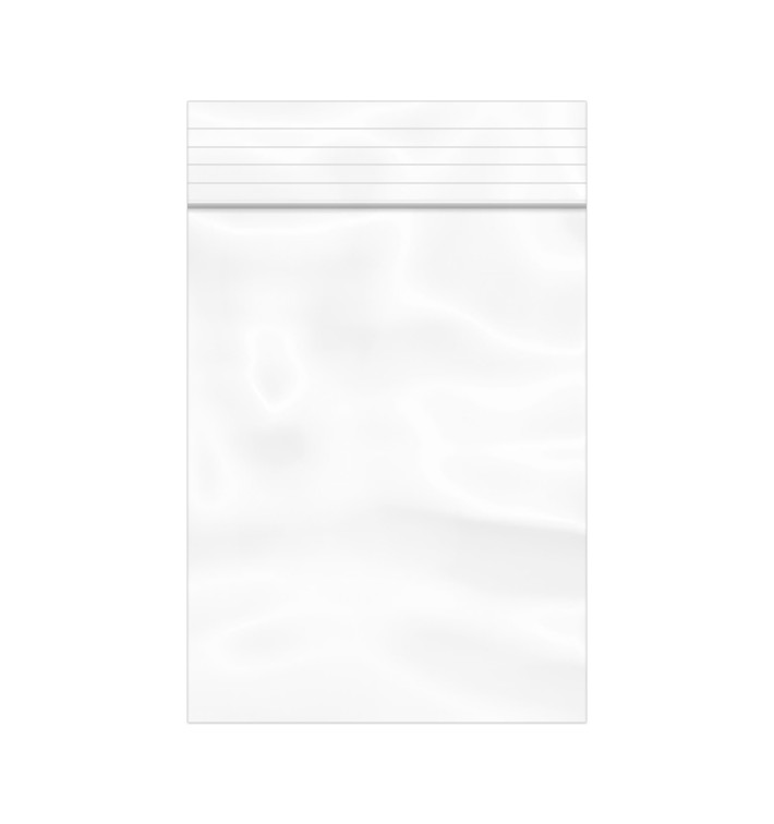 Saco Polietileno com fecho zip 6x8cm G200 (100 Uds)