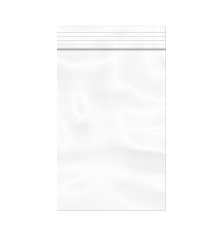 Saco Polietileno com fecho zip 8x12cm G200 (1000 Uds) Saco Polietileno com fecho zip 8x12cm G200 (1000 Uds)