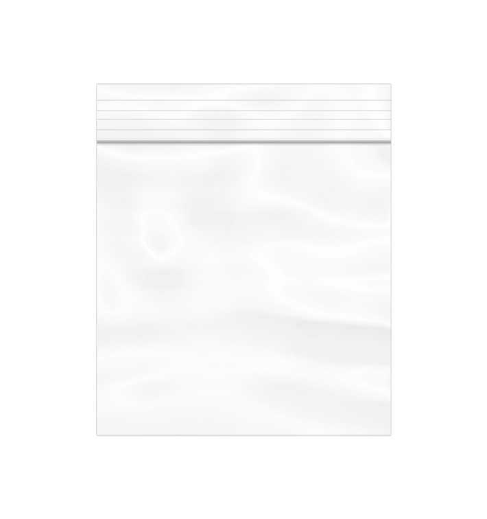 Saco Polietileno com fecho zip 11x11cm G200 (100 Uds) Saco Polietileno com fecho zip 11x11cm G200 (100 Uds)