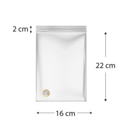 Sacos ZIP com Fecho Automático 16x22cm G160 (100 Uds)