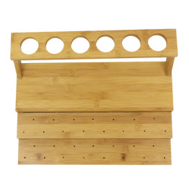 Suporte de Bambu para Picks e Cones 29x35,5x11,5cm (1 Ud)