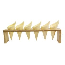 Suporte de Bambu para Cones 33,5x6x8cm (1 Ud)