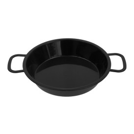 Paella em PP Preta 120ml (200 Uds)