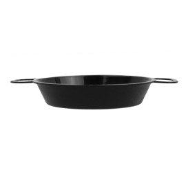 Paella em PP Preta 120ml (20 Uds)