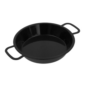 Paella em PP Preta 120ml (20 Uds)
