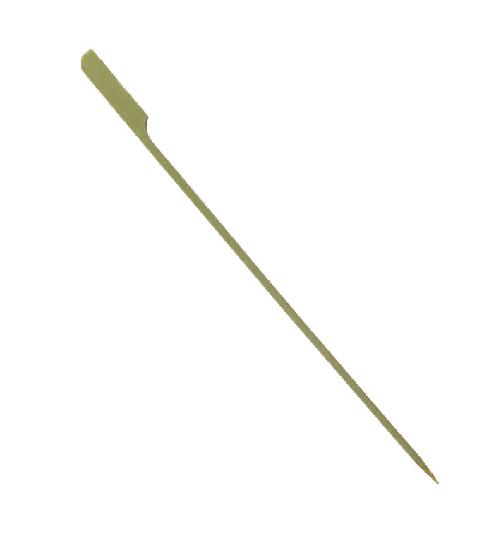 Espetos de bambu decorados “Golf” Verde Natural 25cm (250 Uds) Espetos de bambu decorados “Golf” Verde Natural 25cm (250 Uds)