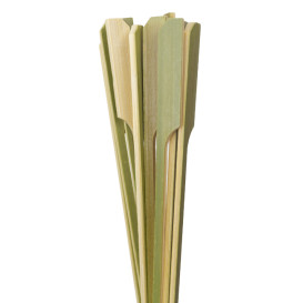 Espetos de bambu decorados “Golf” Verde Natural 25cm (2.500 Uds)