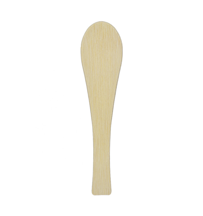 Colher de Bambu 13,5cm (50 Uds) Colher de Bambu 13,5cm (50 Uds)