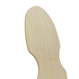Colher Garfo  Bambu degustação 9cm (20 Uds)