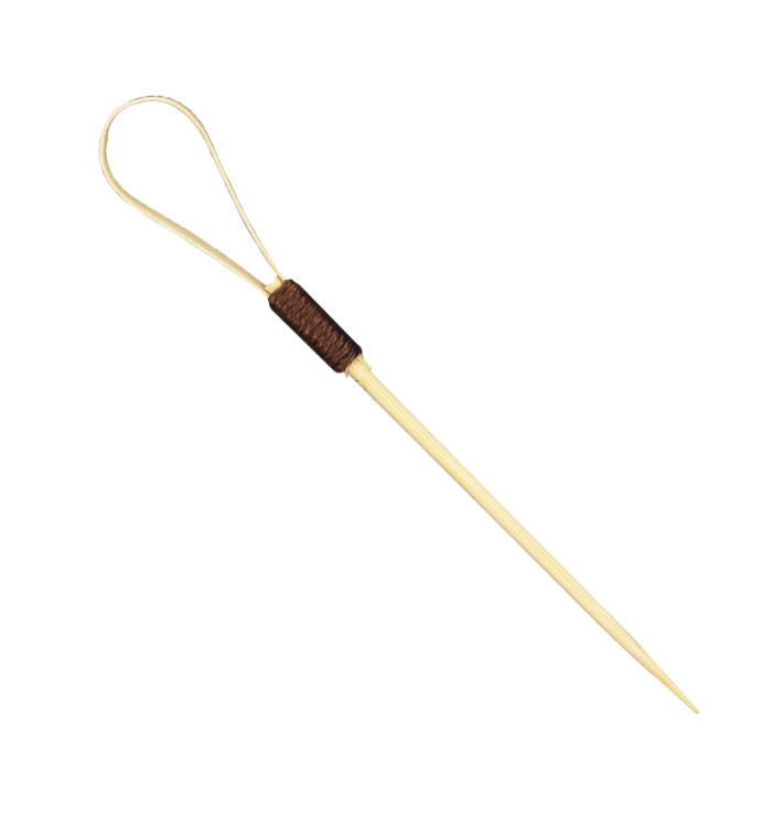 Espeto de Bambu decorado “Coração” 10cm (250 Uds) Espeto de Bambu decorado “Coração” 10cm (250 Uds)