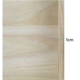 Caixa de Madeira Apresentação 60x40x7,5cm (1 Ud)