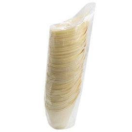 Cone de Madeira Degustação14cm (50 Uds)