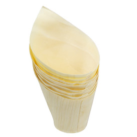 Cone de Madeira Degustação 14cm (1.000 Uds)
