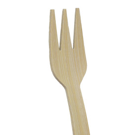 Garfo de Bambu 9cm (50 Uds)
