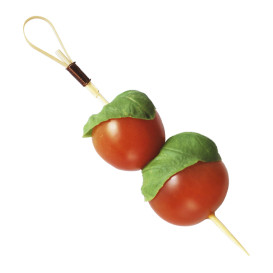 Espeto de Bambu decorado “Coração” 10cm (250 Uds)