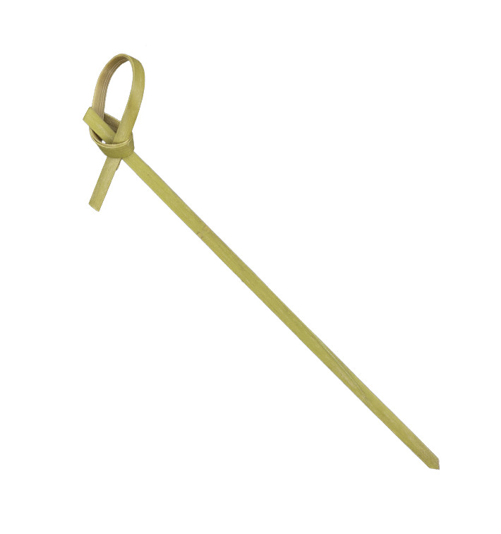 Pick Bambú Decorado Laço 10cm (100 Uds) Pick Bambú Decorado Laço 10cm (100 Uds)