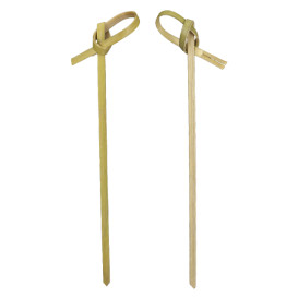 Pick Bambú Decorado Laço 10cm (100 Uds)