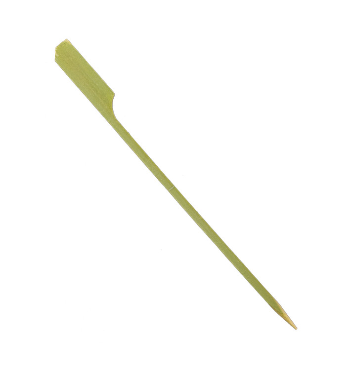 Pick Bambú Teppo Gushi Verde natural 15cm (250 Uds) Pick Bambú Teppo Gushi Verde natural 15cm (250 Uds)