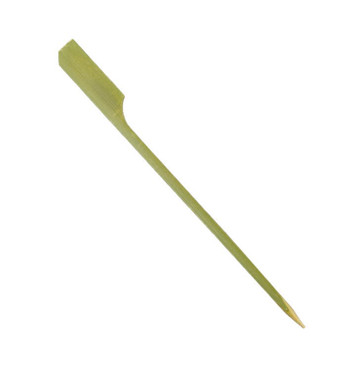 Pick Bambu Teppo Gushi Verde natural 12cm (250 Uds) Pick Bambu Teppo Gushi Verde natural 12cm (250 Uds)