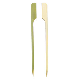 Pick Bambu Teppo Gushi Verde natural 12cm (250 Uds)