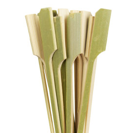 Pick Bambu Teppo Gushi Verde natural 12cm (250 Uds)