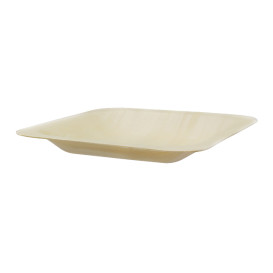 Prato de Madeira quadrado 11,5x11,5cm (300 Uds)