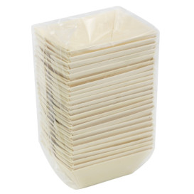 Tabuleiro em Madeira 140ml 11x7cm (24 Uds)