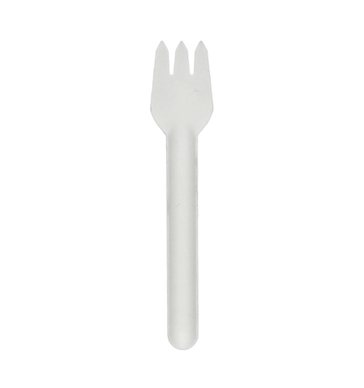 Garfo em Cana-de-Açúcar Branco 16cm (1.000 Uds) Garfo em Cana-de-Açúcar Branco 16cm (1.000 Uds)