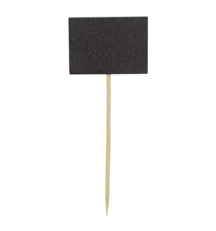 Pick Bambu Decorado Lousa 90mm (1.000 Uds)