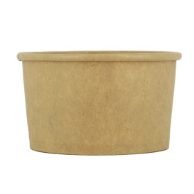 Terrina Cartão Kraft de molho 50ml Ø6,3cm (50 Uds)