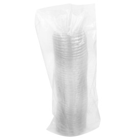 Tampa PET Transparente para Terrina Molho 50ml Ø6,3cm (50 Uds)