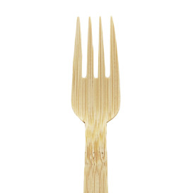 Garfo em Bambu 17cm (50 Uds)