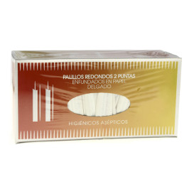 Palitos de Madeira 2 Pontas Embainhados Papel 65mm (1 Ud)  