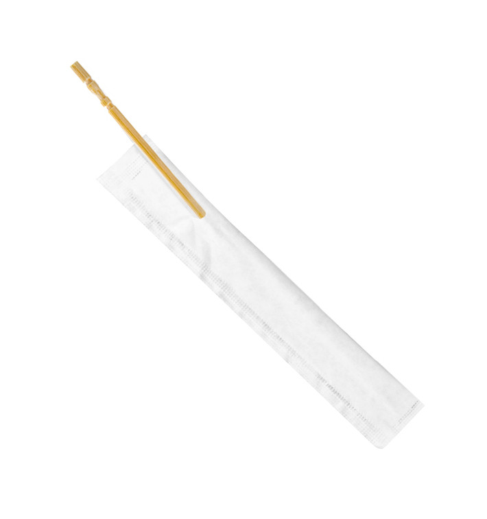 Palitos de Madeira Torneado Embainhados Papel 65mm (1 Ud) Palitos de Madeira Torneado Embainhados Papel 65mm (1 Ud)