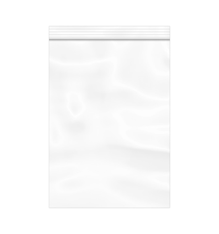 Saco Polietileno com fecho zip 18x25cm G200 (100 Uds) Saco Polietileno com fecho zip 18x25cm G200 (100 Uds)