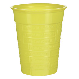 Copo de Plástico PS Amarelo 200ml Ø7cm (1.500 Uds)