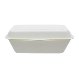 Embalagem Cana-de-açúcar Branco 18x12,5x7cm (50 Uds)