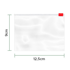 Saco Polietileno fecho Por Cursor 12,5x9cm G250 (1000 Uds)