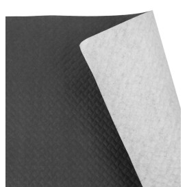 Toalhete de Mesa de Papel Preto 30x40cm 40g/m² (500 Uds)