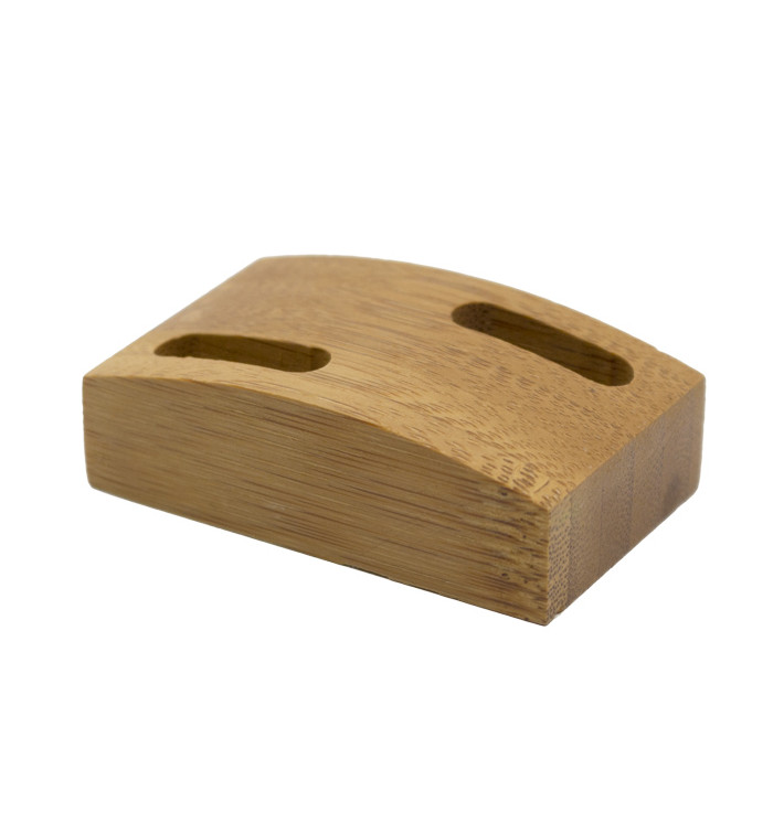 Suporte de Bambu para Picks 6x3,5cm (1 Ud) Suporte de Bambu para Picks 6x3,5cm (1 Ud)