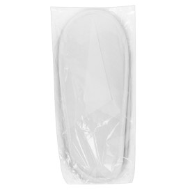 Chinelo em TST de PP Fechado Branco Sola EVA (1 Par)