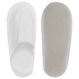 Chinelo em TST de PP Fechado Branco Sola EVA (1 Par)