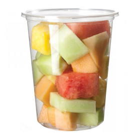 Embalagem Compostáveis PLA Transparente 960ml (500 Uds)