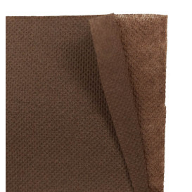 Guardanapos Papel Marrom 2F Ponta-Ponta 33x33cm (50 Uds)