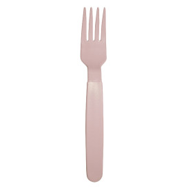 Garfo Reutilizável Durável PP Rosa 18,5cm (6 Uds)